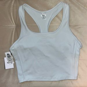 BNWT Aritzia TnAction TNALIFE Ascot Tank, color Mirror Blue, size M